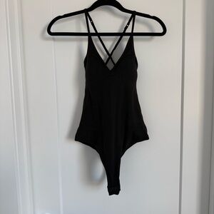 Klassy Network Black Bodysuit. NWT